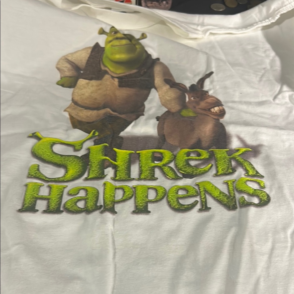 White Shrek Graphic Tee